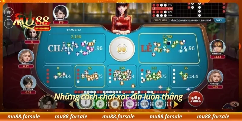 Những cách chơi xóc đĩa luôn thắng