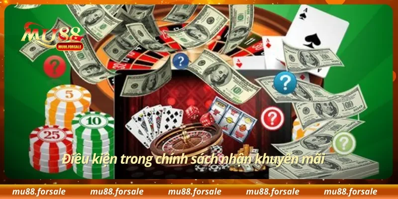 Điều kiện trong chính sách nhận khuyến mãi